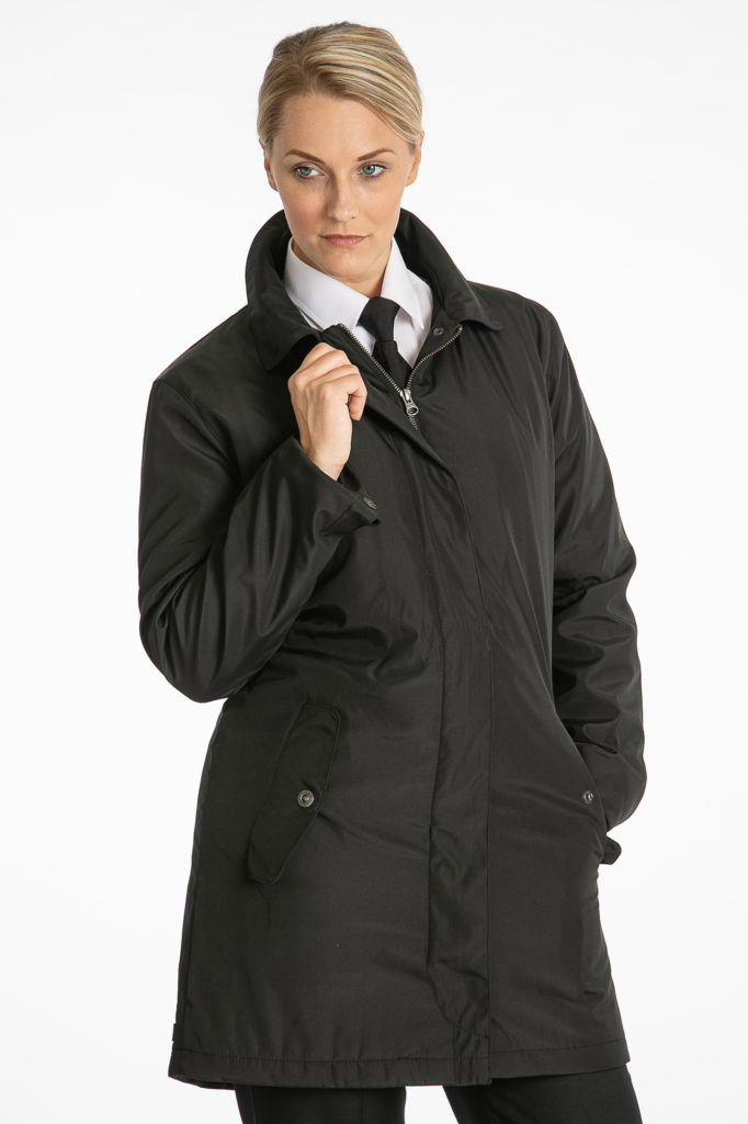 Ladies Nimbus Bellington Black Coat - Armstrong Aviation Clothing
